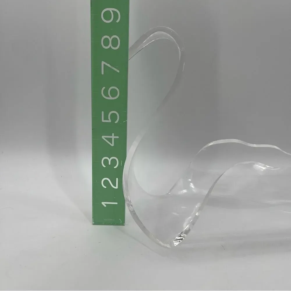 VINTAGE Acrylic Swan Towel Holder Bathroom Multi Use Home Decor Feminine Table